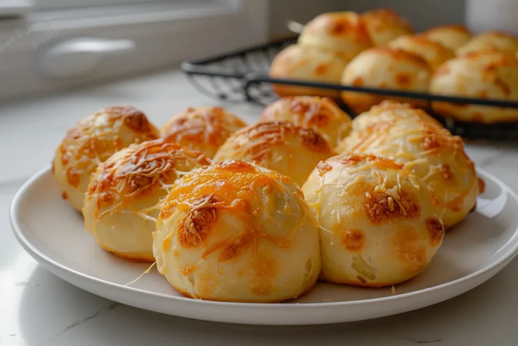 Cheese Rolls served with dips on a white ceramic plate
