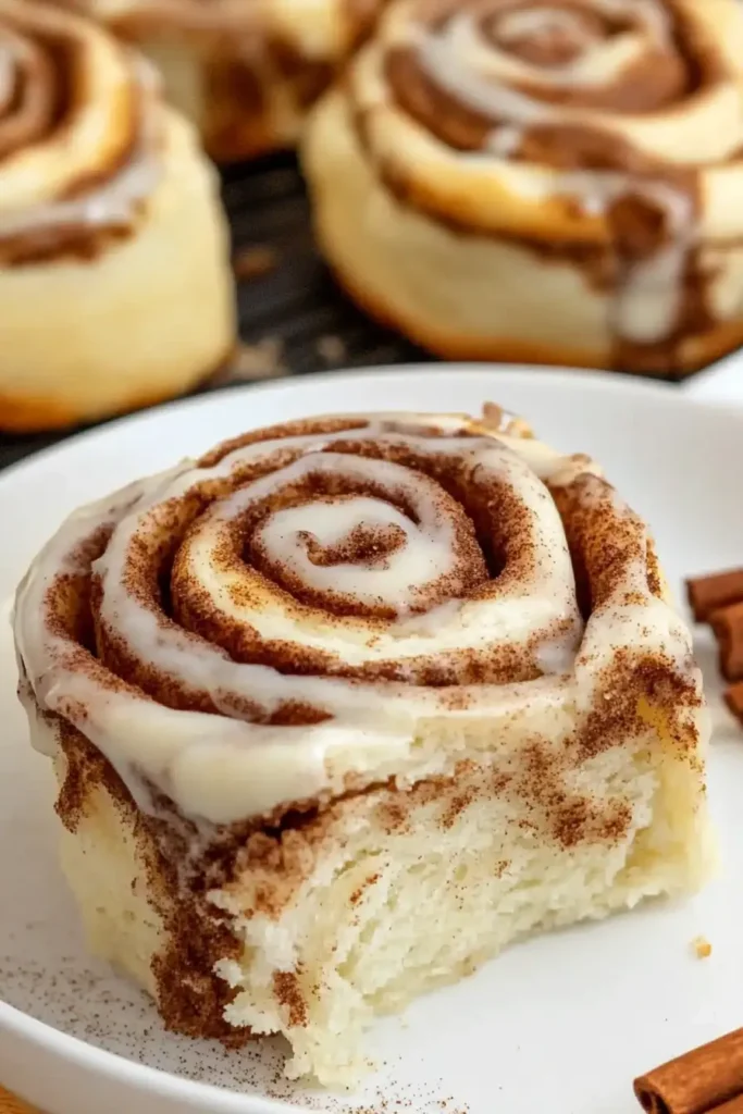 Air Fryer Cinnamon Roll Tortilla – The Ultimate Crispy Delight 6 Air Fryer Cinnamon Rolls made with puff pastry, served with fresh fruit