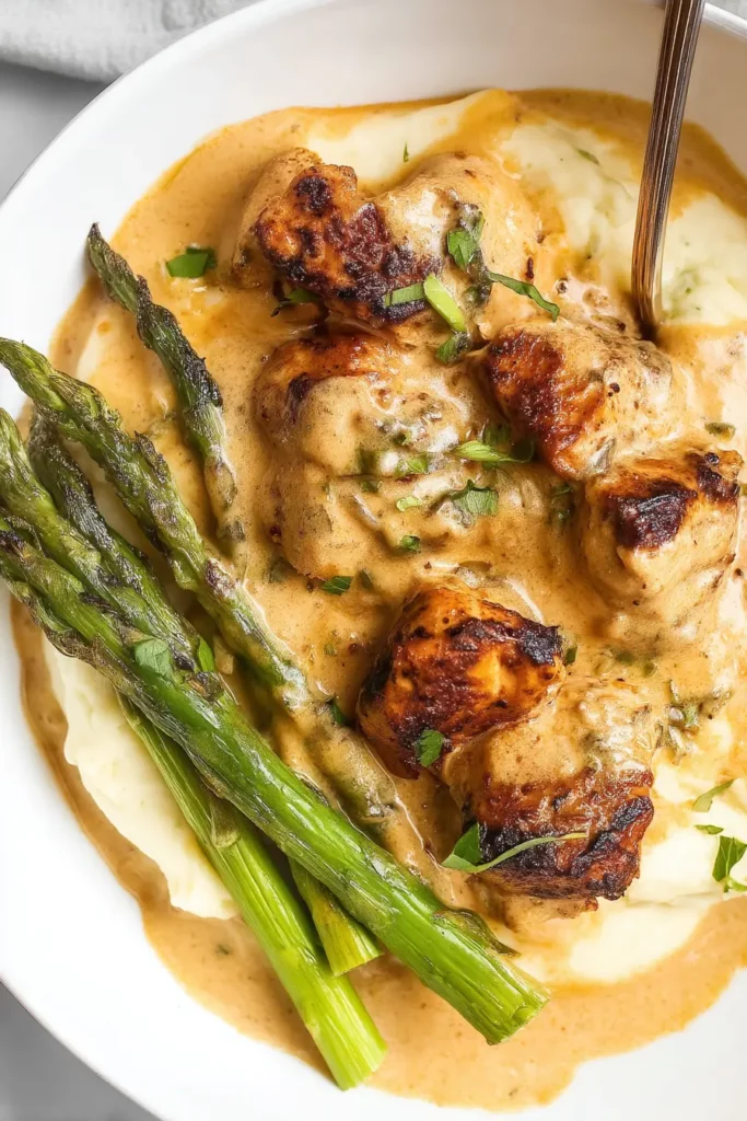Garlic Parmesan Chicken and Gravy 21 Creamy Garlic Parmesan Chicken Dinner