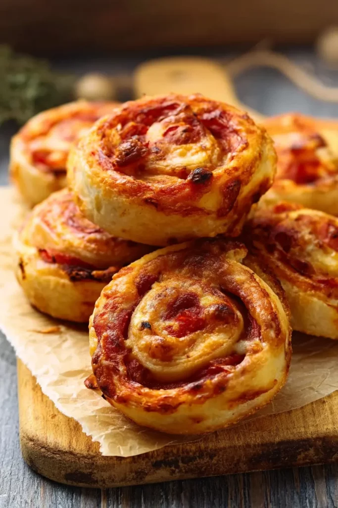 Ham And Cheese Pizza Rolls: The Truth About This Crave 11 Golden baked ham and cheese pizza rolls on board