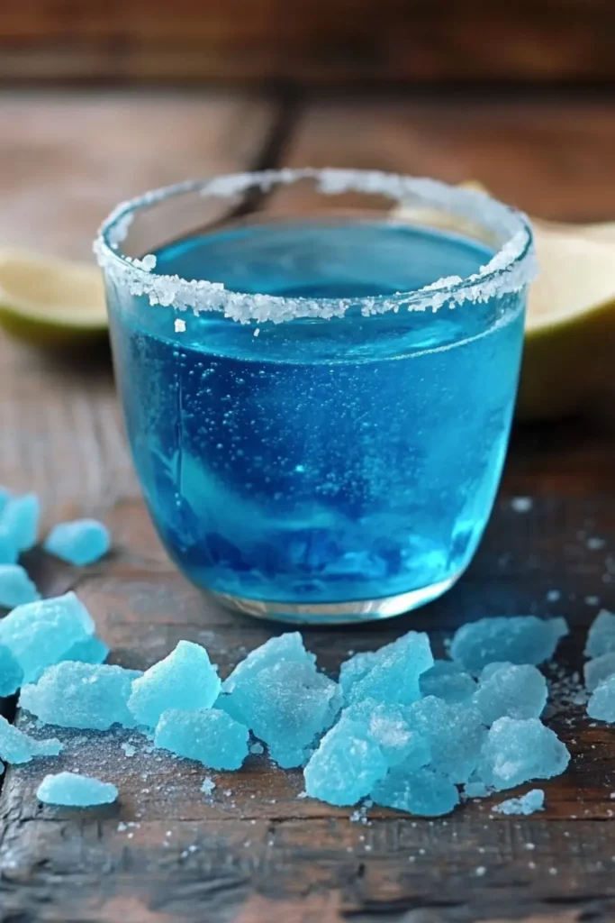 Japanese Blue Salt Trick Recipe That Shrinks Belly Fat Fast 1 japanese blue salt trick recipe with raw blue mineral chunks
