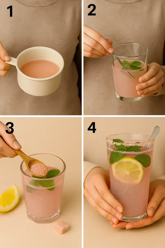 Brazilian Mounjaro Recipe with Pink Salt: Unique Tricks That Surprise 7 Step-by-step photos showing how to make Brazilian Mounjaro Recipe with Pink Salt