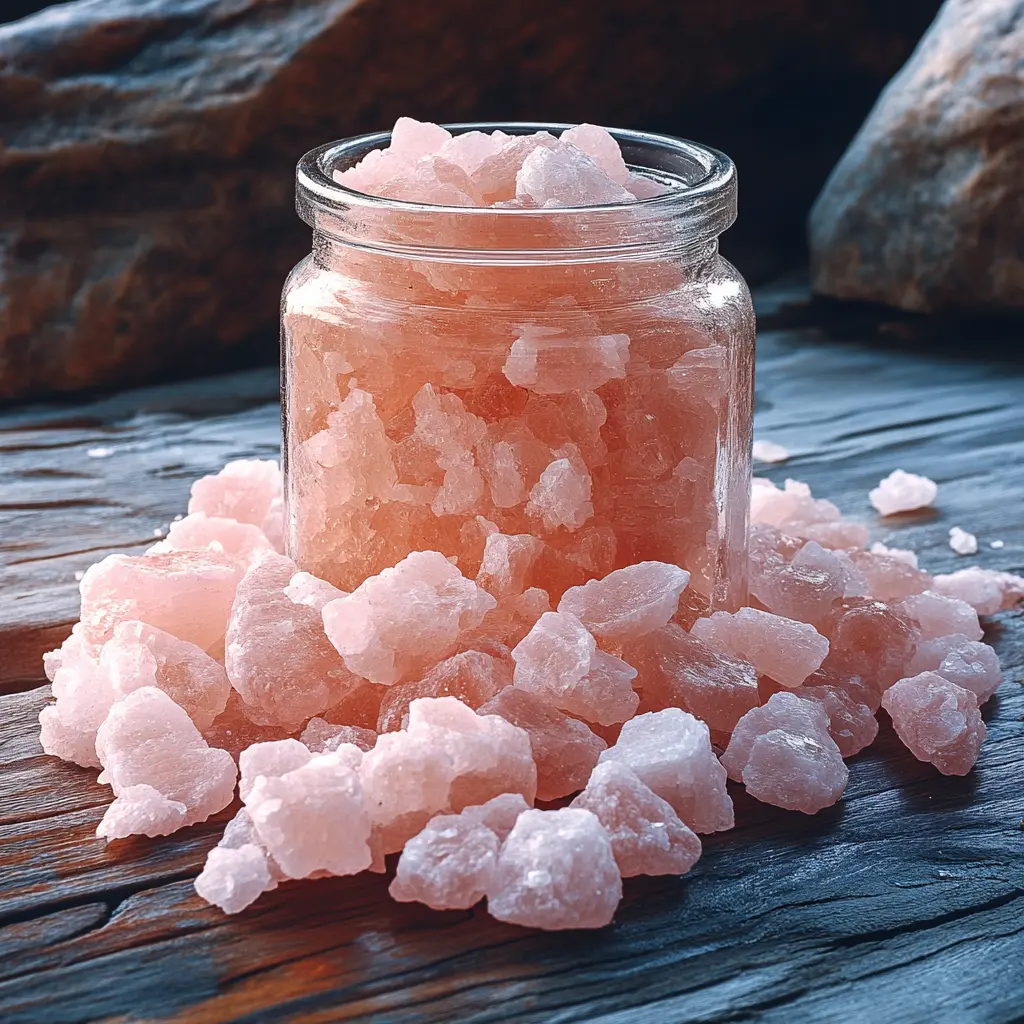 Pink Salt for Weight Loss: A Powerful New Way 2 pink salt for weight loss in rustic wooden bowl