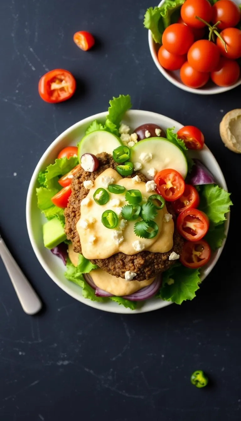 Low Carb Keto Big Mac Salad