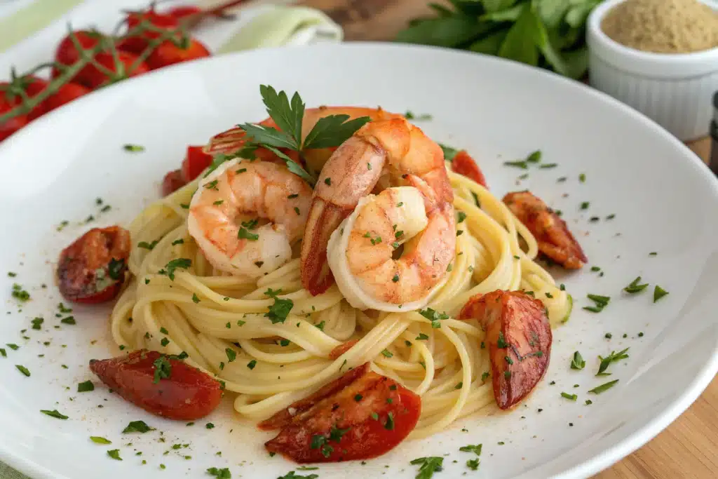 Shrimp and Lobster Pasta