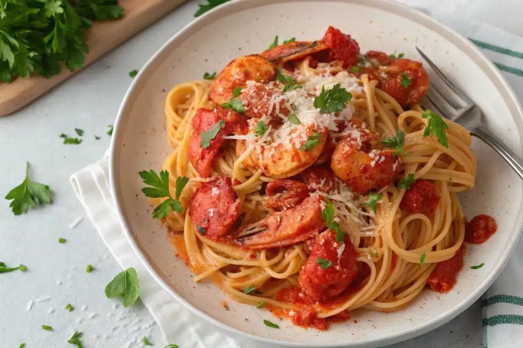 Spicy Lobster Pasta Recipe