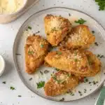 crispy air fryer parmesan crusted chicken recipe