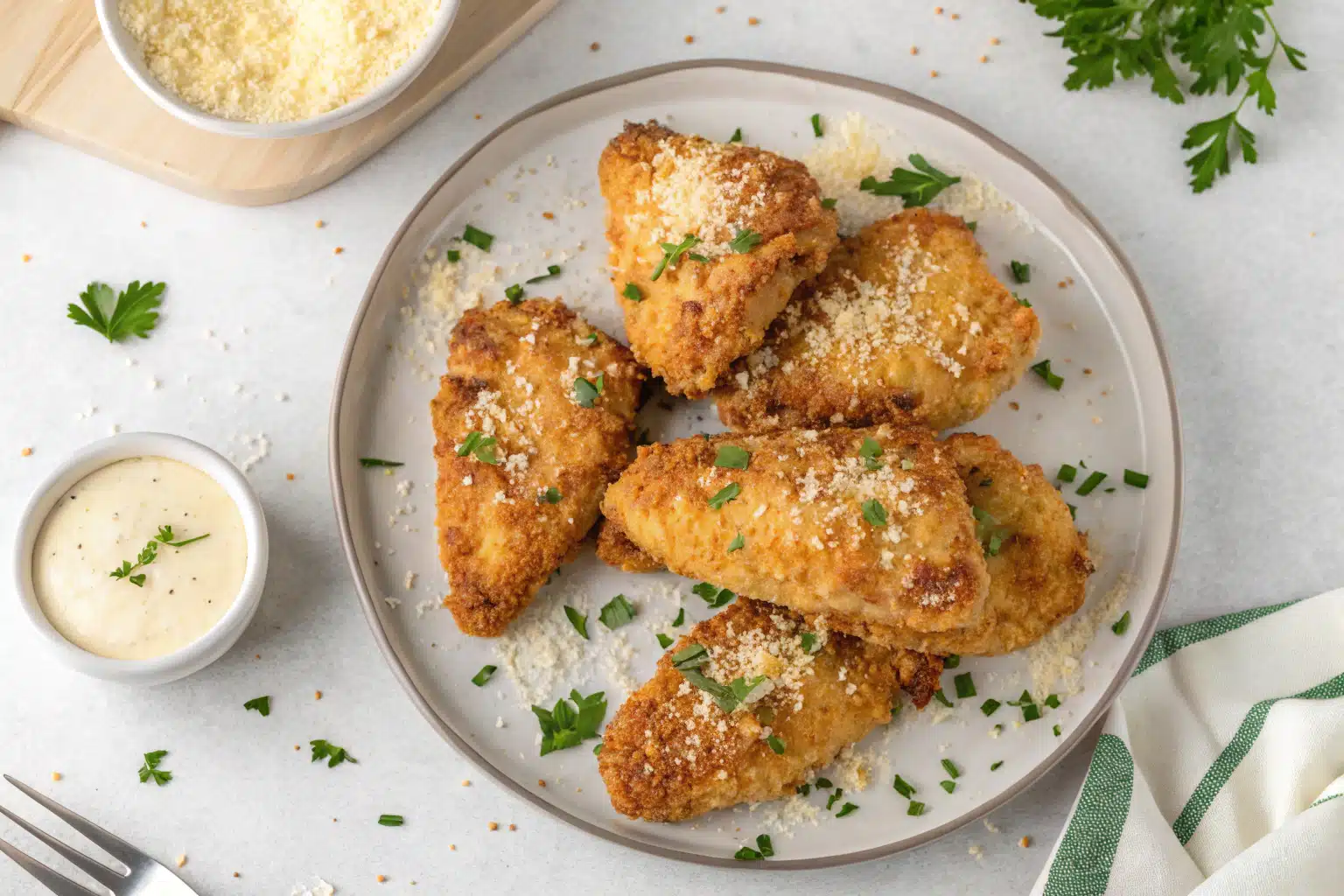 Crispy Air Fryer Parmesan Crusted Chicken Recipe That’ll Blow You Away 1 crispy air fryer parmesan crusted chicken recipe