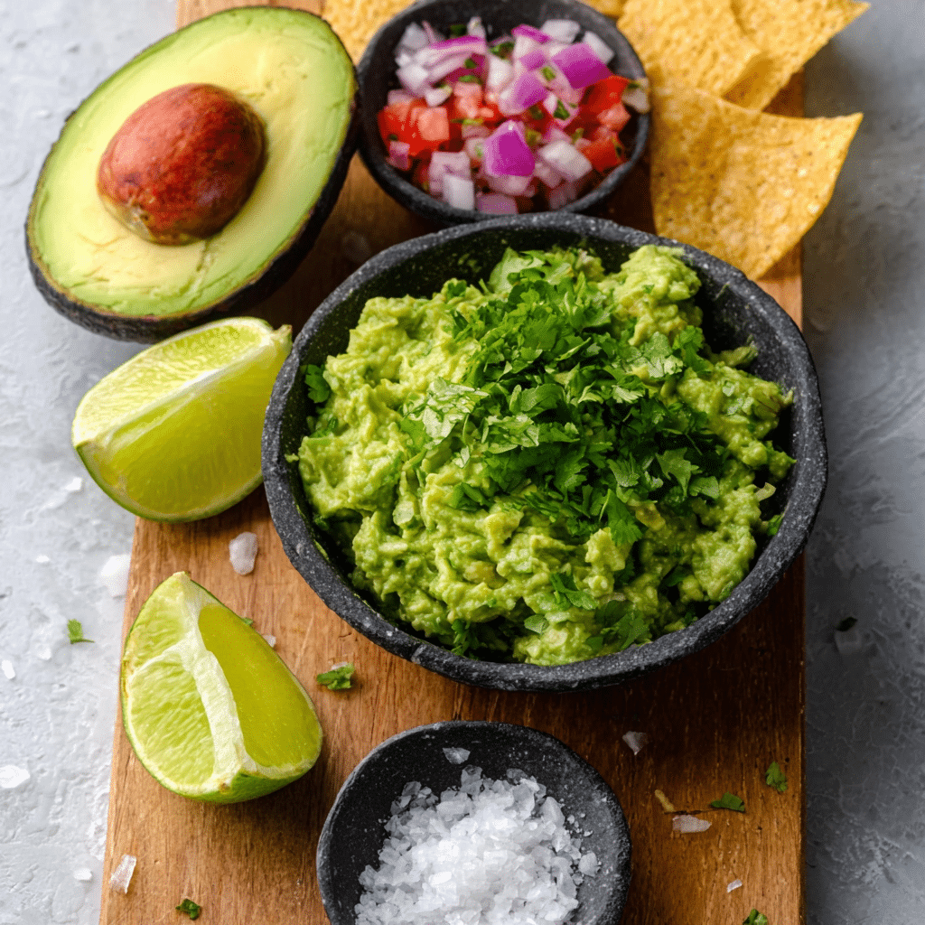 Guacamole with Pico de Gallo Recipe (Fresh, Quick & Full of Flavor) 3 Guacamole with Pico de Gallo and fresh ingredients