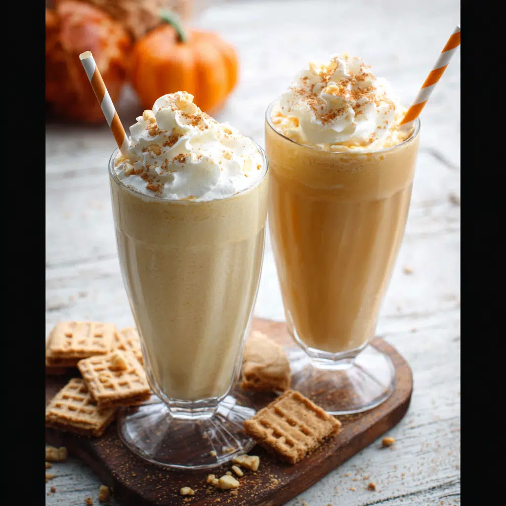 Pumpkin Smoothies and Milkshakes – 7 Delicious Fall Recipes You’ll Crave 5 Pumpkin smoothies and milkshakes with whipped cream and cookie crumble