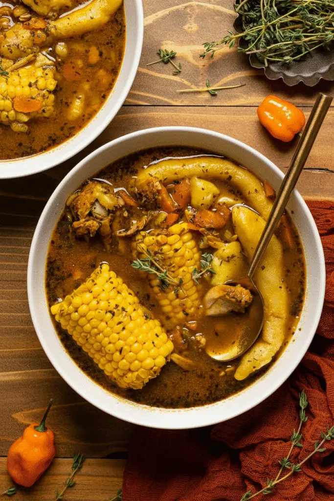 Nourishing Jamaican Chicken Soup 1 gemini 2.5 flash image preview nano banana GENERAT THIS IMAGE 4 1 Nourishing Jamaican Chicken Soup