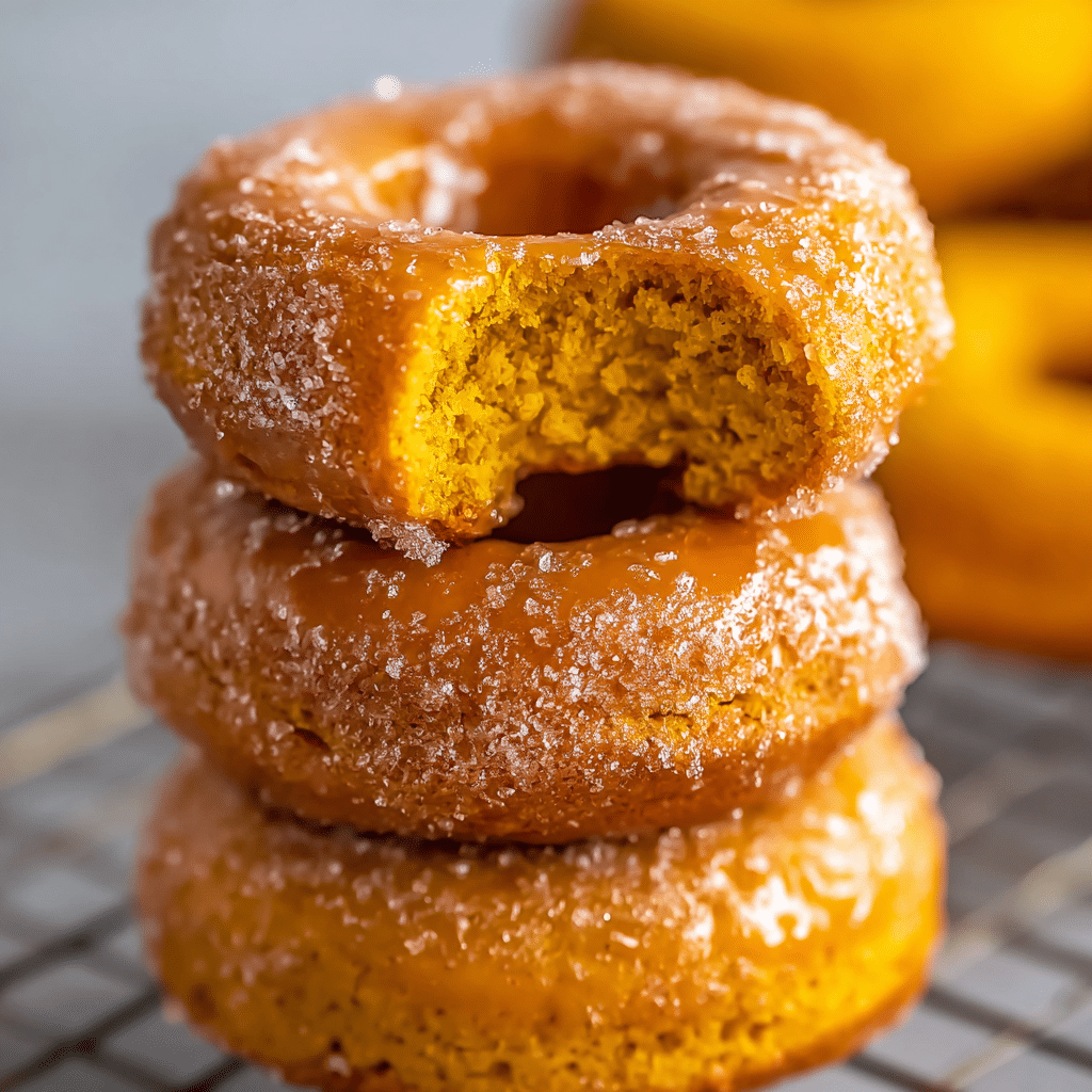 baked pumpkin donuts