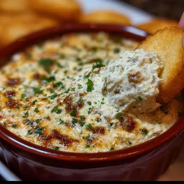 Delicious Hissy Fit Dip served in a bowl with fresh vegetables for dipping